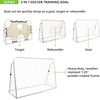 image:imageChampion Sports SG3IN1 3in1 Trainer Soccer Goal Set White