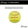 image:imageChampion Sports Safety Softballs  Pack of 12 Balls  Soft Rubber Core  Synthetic Leather  Optic Yellow in 11 amp 12 SizesOptic Yellow