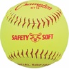 image:imageChampion Sports Safety Softballs  Pack of 12 Balls  Soft Rubber Core  Synthetic Leather  Optic Yellow in 11 amp 12 SizesOptic Yellow