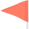 image:imageChampion Sports Soccer Corner Flags  Set of 4 60 Poles with HighVisibility Nylon Flags for Indoor amp Outdoor Field MarkingOrange Triangle Flag Two Piece w Ground Spikes