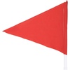 image:imageChampion Sports Soccer Corner Flags  Set of 4 60 Poles with HighVisibility Nylon Flags for Indoor amp Outdoor Field MarkingRed Triangle Flag Collapsable Pole
