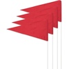 image:imageChampion Sports Soccer Corner Flags  Set of 4 60 Poles with HighVisibility Nylon Flags for Indoor amp Outdoor Field MarkingRed Triangle Flag Spring Loaded Base