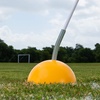image:imageChampion Sports Soccer Corner Flags  Set of 4 60 Poles with HighVisibility Nylon Flags for Indoor amp Outdoor Field MarkingRed Triangle Flag Spring Loaded Base