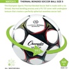 image:imageChampion Sports Thermal Bonded Soccer Ball  Official Size 5 PU Cover with Foam Backing Seamless WaterResistant Design for AllWeather Play and Superior Durability