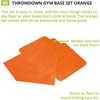 image:imageChampion Sports Throw Down Base Sets  Durable Baseball amp Softball Practice Bases for Indoor amp Outdoor TrainingSet of 4 Orange  Throw Down Base Set