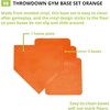 image:imageChampion Sports Throw Down Base Sets  Durable Baseball amp Softball Practice Bases for Indoor amp Outdoor TrainingSet of 4 Orange  Throw Down Base Set