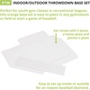 image:imageChampion Sports Throw Down Base Sets  Durable Baseball amp Softball Practice Bases for Indoor amp Outdoor TrainingSet of 5 White Throw Down Base Set w Pitchers Plate