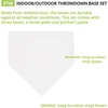 image:imageChampion Sports Throw Down Base Sets  Durable Baseball amp Softball Practice Bases for Indoor amp Outdoor TrainingSet of 5 White Throw Down Base Set w Pitchers Plate