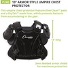 image:imageChampion Sports Umpire Chest Protector 3 Millimeter Molded Plate Armor Style Softball amp Baseball Chest Protector  13  Black