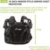 image:imageChampion Sports Umpire Chest Protector 3 Millimeter Molded Plate Armor Style Softball amp Baseball Chest Protector  16  Black