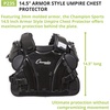 image:imageChampion Sports Umpire Chest Protector 3 Millimeter Molded Plate Armor Style Softball amp Baseball Chest Protector  Black