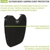 image:imageChampion Sports Umpire Exterior Body Chest Protector Pad With YStrap  Adjustable Comfort Fit Exterior Chest ProtectorBlack