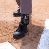 image:imageChampion Sports Umpire Leg Guards Double Knee Umpires Shin Guard with Wings for Baseball amp Softball  165 Umpiring Shin Pads for Adults  BlackSingle Knee 165 Long