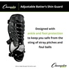 image:imageChampion Sports Universal 75 L Adjustable Batters Shin Guard Set of 1  Wrap Around Padding and AnkleFoot Protector  Quick Release Buckles  Ages Youth to Adult