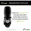 image:imageChampion Sports Universal 75 L Adjustable Batters Shin Guard Set of 1  Wrap Around Padding and AnkleFoot Protector  Quick Release Buckles  Ages Youth to Adult