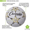 image:imageChampion Sports Viper Soccer Ball  TPU SoftTouch Training Ball in Sizes 345 for IndoorOutdoor PlaySize 3
