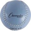 image:imageChampion Sports Weighted Training Softball Set  Rubber Cork Core  Leather Cover  Set of 8 Balls  Graduated Weights  5 to 12 oz  12 Inch Diameter