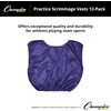 image:imageChampion Sports unisexadult Mesh Practice Scrimmage Vest Regular and Numbered Youth and Adult  Pack of 12Purple