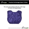image:imageChampion Sports unisexadult Mesh Practice Scrimmage Vest Regular and Numbered Youth and Adult  Pack of 12Purple