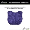 image:imageChampion Sports unisexadult Mesh Practice Scrimmage Vest Regular and Numbered Youth and Adult  Pack of 12Purple