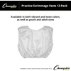 image:imageChampion Sports unisexadult Mesh Practice Scrimmage Vest Regular and Numbered Youth and Adult  Pack of 12White