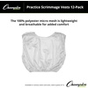 image:imageChampion Sports unisexadult Mesh Practice Scrimmage Vest Regular and Numbered Youth and Adult  Pack of 12White