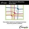 image:imagePair of 3mm Twisted Soccer Nets by Champion SportsRed