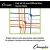 image:imagePair of 3mm Twisted Soccer Nets by Champion SportsRed