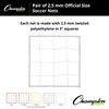 image:imagePair of 40 mm Braided Soccer Nets by Champion SportsYellow