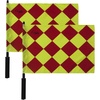image:imageChampion Sports Official Soccer Diamond Linesmans Flag  Set of 2 with Carry Case
