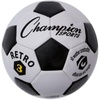 image:imageChampion Sports Retro Soccer Ball  Sizes 3 4 5 Soft Touch All Weather Official Size amp Weight Ball for Training Games Outdoor amp Indoor PlayBlackWhite