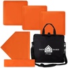 Sack of Bases w/ Pitchers Plate and Sack- Orange (Set of 5)
