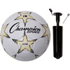 image:imageChampion Sports Viper Soccer Ball  TPU SoftTouch Training Ball in Sizes 345 for IndoorOutdoor PlaySize 3 With Pump