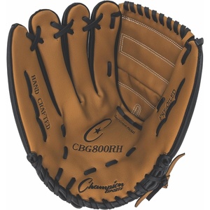 image:imageChampion Sports 11 Physical Ed Glove  Soft Leather Front and Nylon Mesh Back for Comfort Grip  Adjustable Strap with Velcro Closure  Double Bar Open Web  Age Elementary  RightHanded Glove