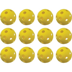 image:imageChampion Sports 12 Hollow Plastic Softball Set  Practice Softballs  Regulation Size Balls  Fun for All AgesPack of 12 Hollow Plastic Softballs Yellow