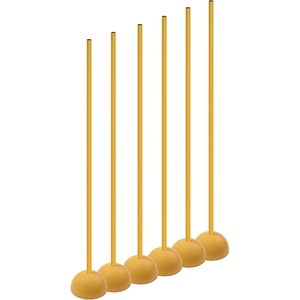 image:imageChampion Sports Coaching SticksYellow Set of 6 With Base