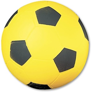 image:imageChampion Sports Coated High Density Foam Soccer Ball Yellow Black 44