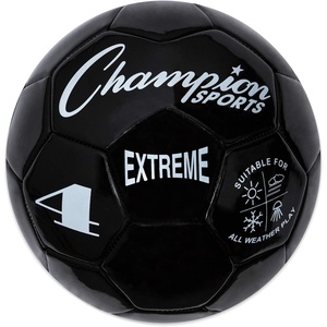 image:imageChampion Sports Extreme Series Soccer Ball  Sizes 3 4 5 Soft Touch All Weather High Air Retention Youth amp Adult League Balls for Training Games Outdoor amp Indoor Play Multiple ColorsBlack
