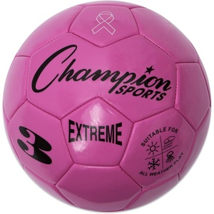 image:imageChampion Sports Extreme Series Soccer Ball  Sizes 3 4 5 Soft Touch All Weather High Air Retention Youth amp Adult League Balls for Training Games Outdoor amp Indoor Play Multiple ColorsPink