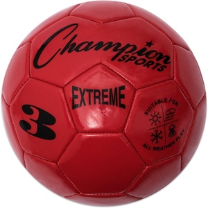 image:imageChampion Sports Extreme Series Soccer Ball  Sizes 3 4 5 Soft Touch All Weather High Air Retention Youth amp Adult League Balls for Training Games Outdoor amp Indoor Play Multiple ColorsRed