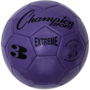 image:imageChampion Sports Extreme Series Soccer Ball  Sizes 3 4 5 Soft Touch All Weather High Air Retention Youth amp Adult League Balls for Training Games Outdoor amp Indoor Play Multiple ColorsPurple