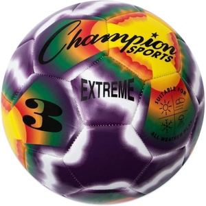 image:imageChampion Sports Extreme TieDye Soccer Ball  Durable AllWeather Soccer Ball for Kids Youth amp Adults  Sizes 3 4 5Multi Tie Dye