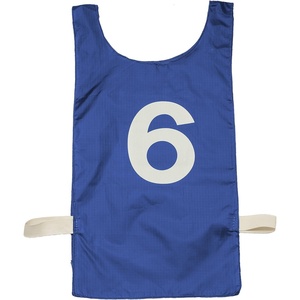 image:imageChampion Sports Heavyweight Numbered Nylon Pinnie Blue Pack of 12