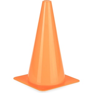 image:imageChampion Sports Hi Visibility Fluorescent Poly Cone12 Inch Orange Single Cone
