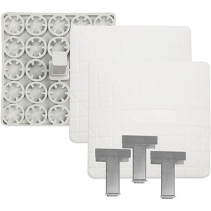 image:imageChampion Sports Low Profile Pro Model Base Set  Breakaway Style Base Set  Set of 3 Molded Rubber Base Set