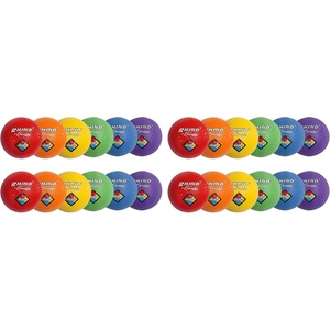 image:imageChampion Sports Playground Balls  Single Balls amp Sets Multiple Colors Durable NylonWound Construction for Kickball amp IndoorOutdoor Play85 Inch Pack of 4