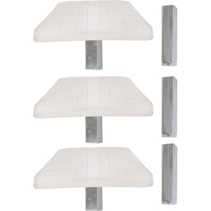 image:imageChampion Sports Pro Anchored BaseballSoftball Base Sets  HeavyDuty Bases with Welded amp Bolted Stanchions Base Replacement Pins amp Anchor Plugs3 Qty Pro Heavy Duty Anchored Set