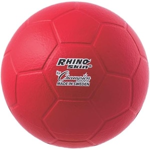 image:imageChampion Sports Rhino Skin Molded Foam Size 4 Soccer Ball Red
