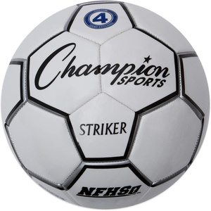 image:imageChampion Sports Striker Soccer Ball  PU Cover Butyl Bladder MachineStitched Panels Durable Youth amp Adult Soccer Ball for Practice or Play Sizes 3 4 5Size 4