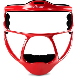 image:imageChampion Sports Ultralight Magnesium Softball Fielders Mask  Youth amp Adult Sizes 8oz Lightweight Protective Face GuardRed